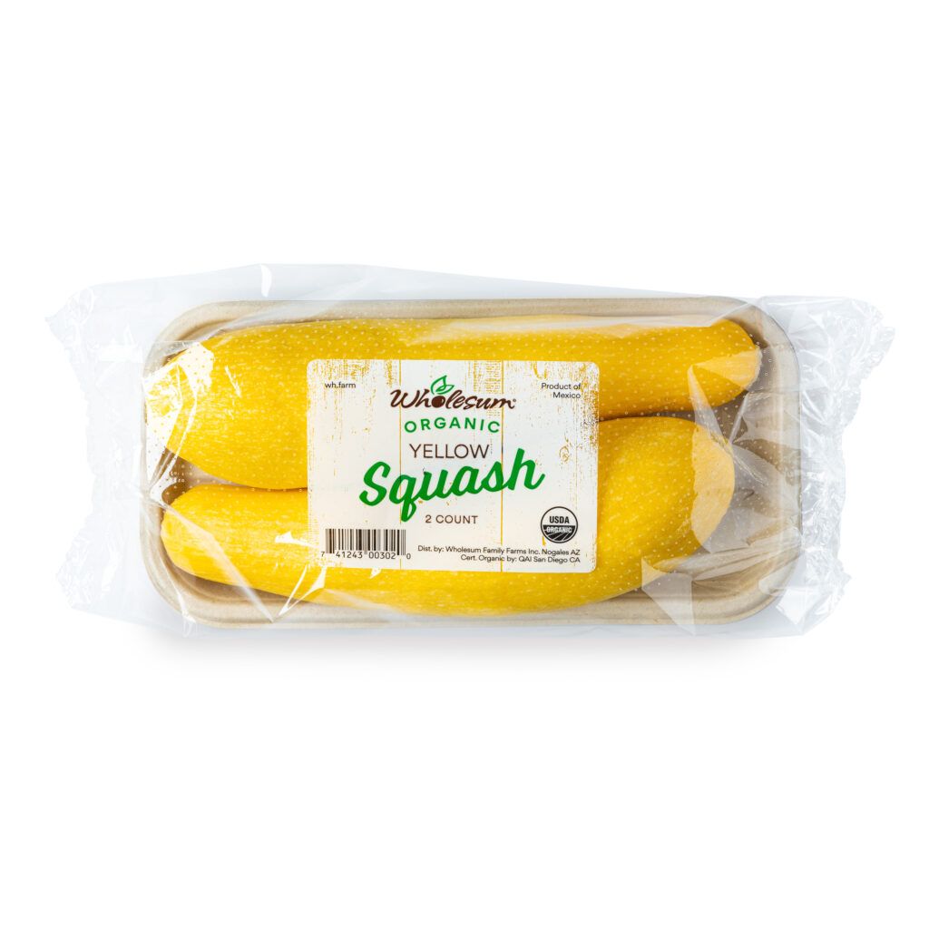 pack of two yellow squash