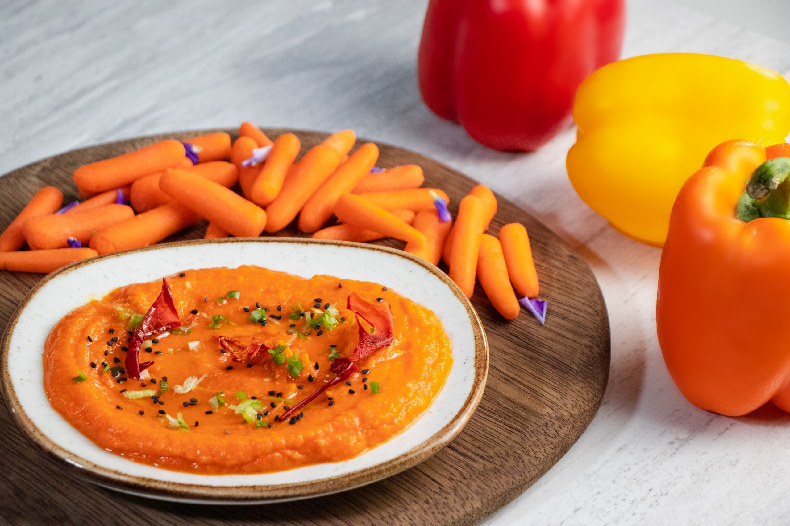 Keto Pepper Hummus - Wholesum