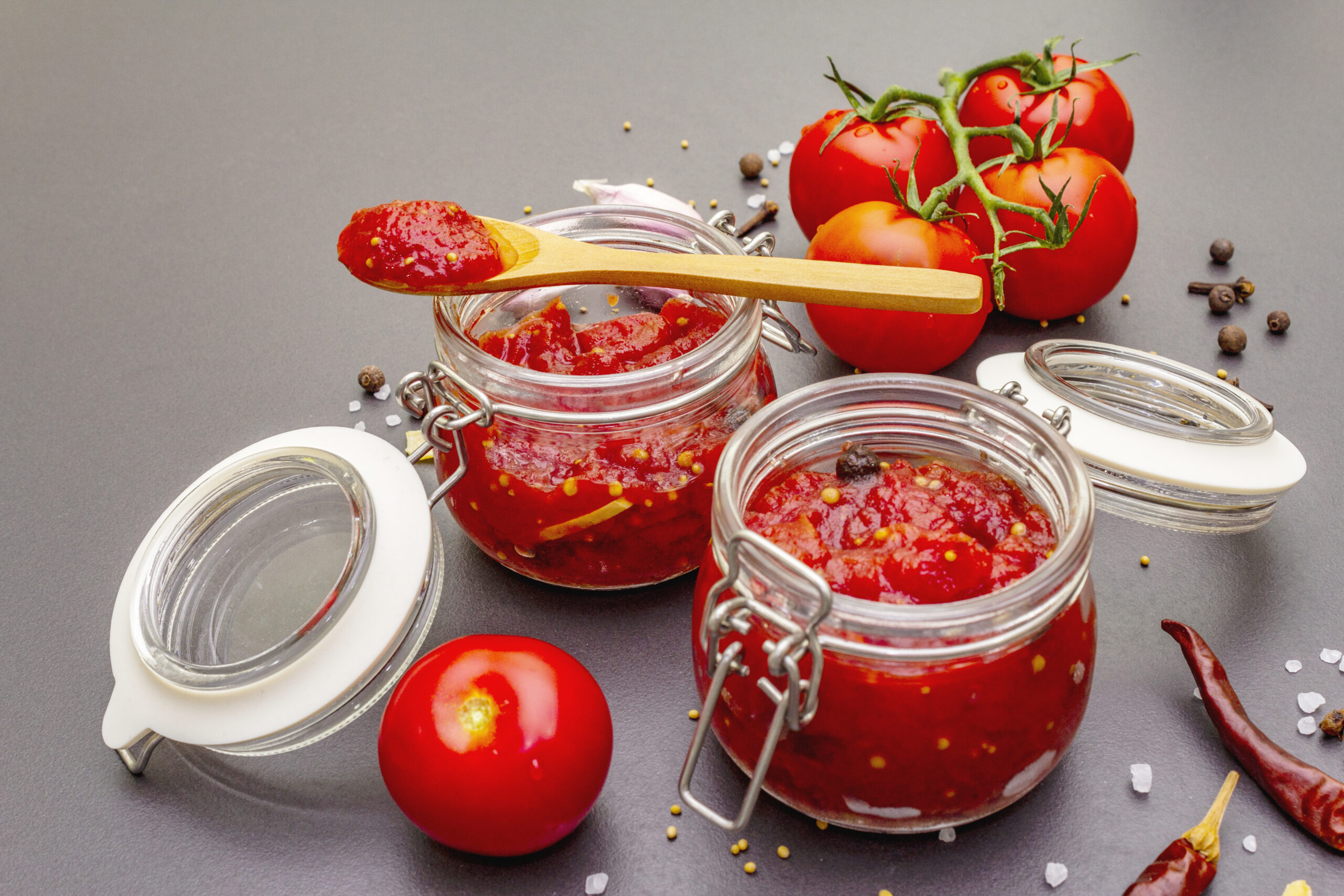 Sweet and Spicy Tomato Jam - Wholesum