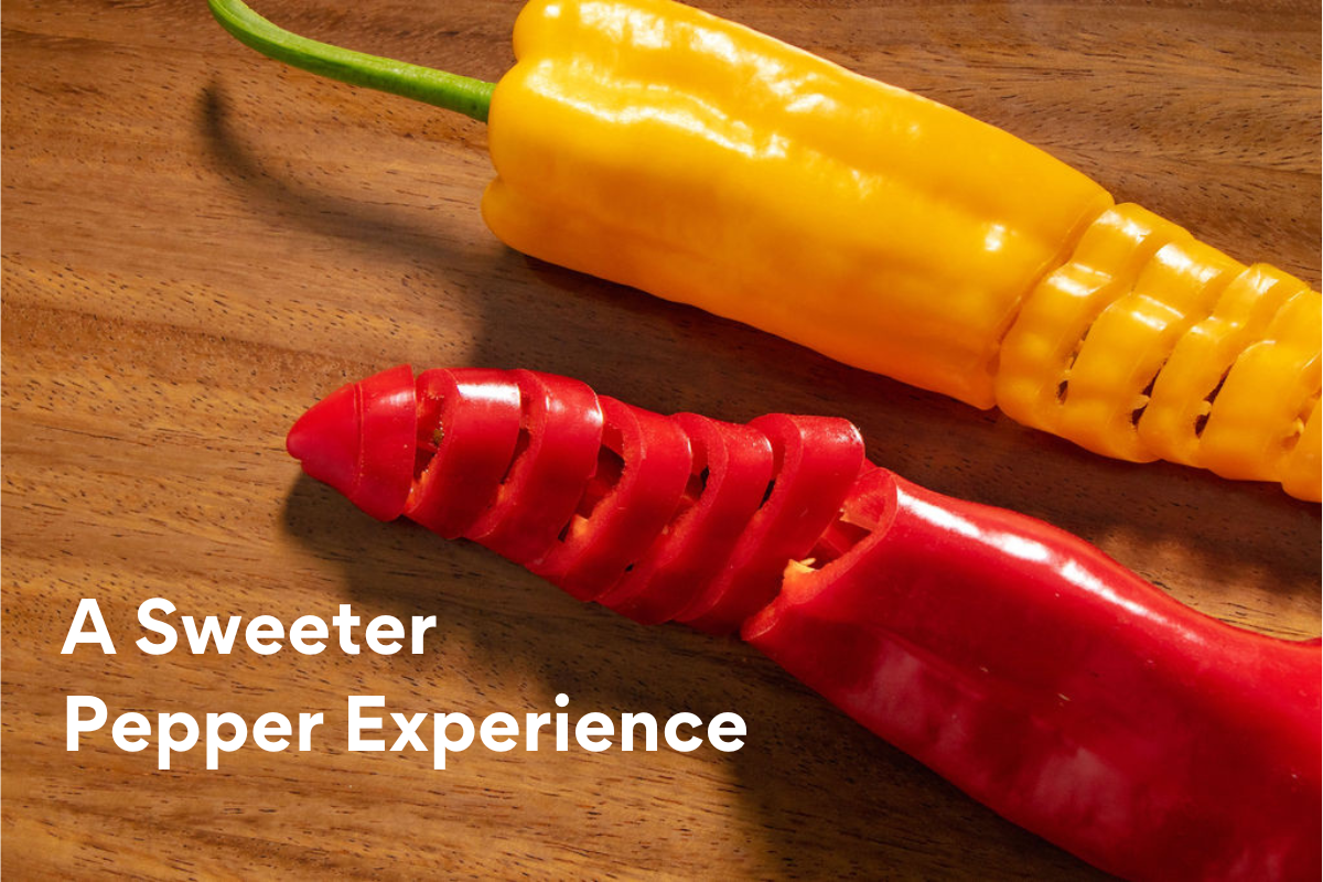 A red and yellow long pepper