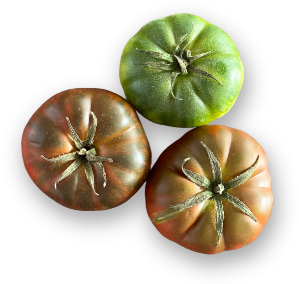 3 heirloom tomatoes