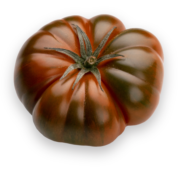 brown heirloom tomato