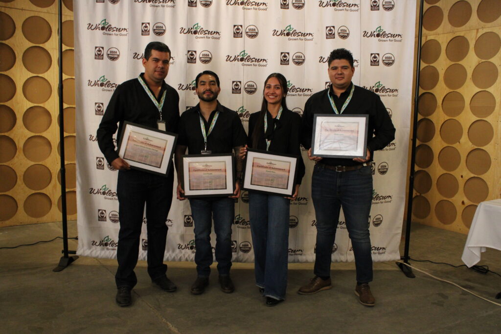 students hold certificates