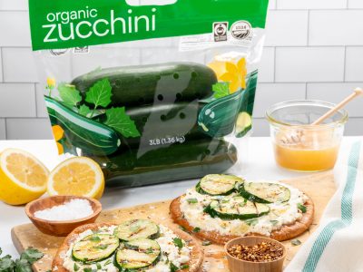 Zucchini flatbread