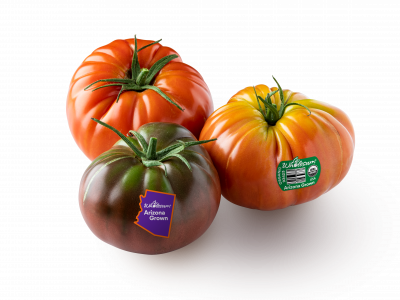 Heirloom tomatoes with Arizona sticker