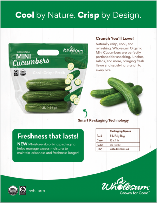 mini cucumber product sheet
